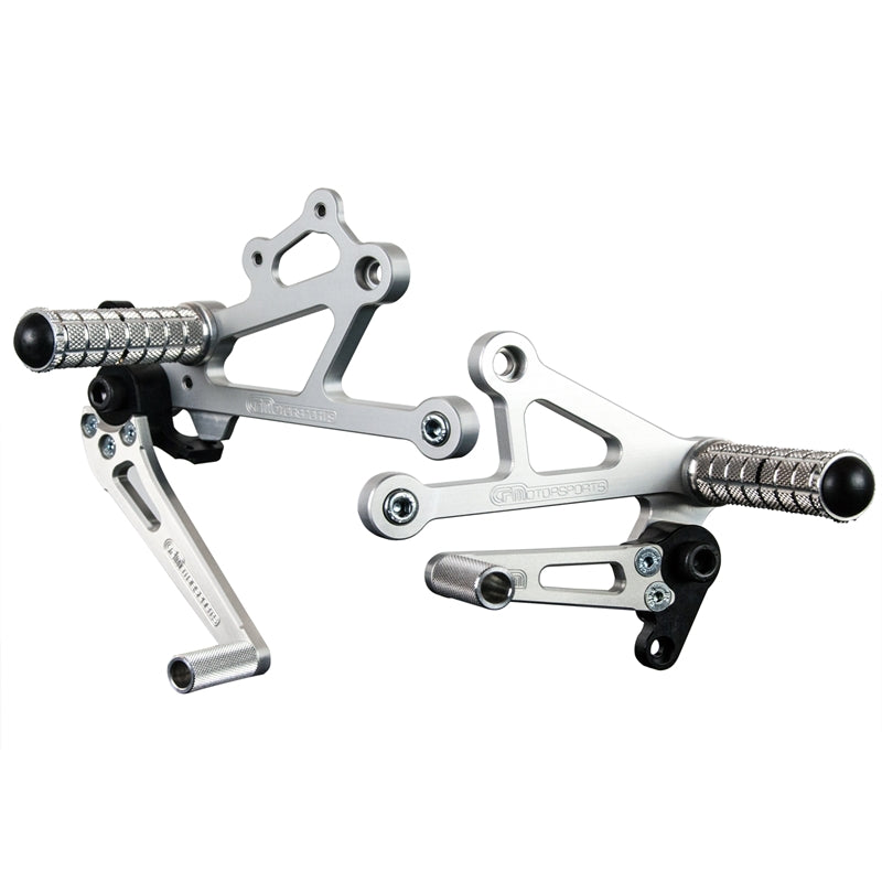 05-0600B Ducati SS750 1991-98 SS900 1991-98 Complete Rearset Kit w/ Pedals - STD/GP Shift - Woodcraft Technologies