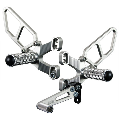05-0610 Ducati  748 1994-02, 916 1993-99, 996 1999-01, 998 2002-03 Rearset w/Shift Pedal and Heel Guard - Woodcraft Technologies