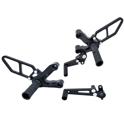 05-0625B Ducati 749 2003-06, 999 2003-06 Complete Rearset Kit W/Pedals - Woodcraft Technologies