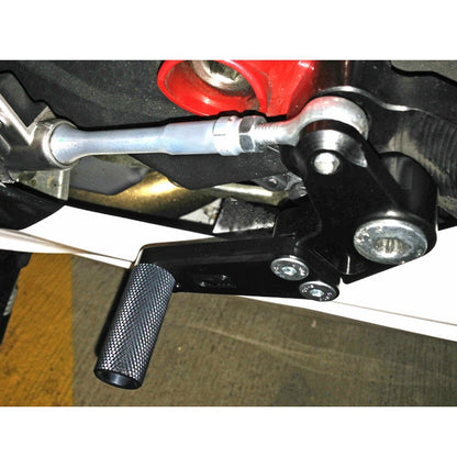 05-0641B Ducati 1198SP 2008-09 848 EVO 2011-13 Complete Rearset Kit w/ Pedals - GP Shift  w/ Factory QS - Woodcraft Technologies