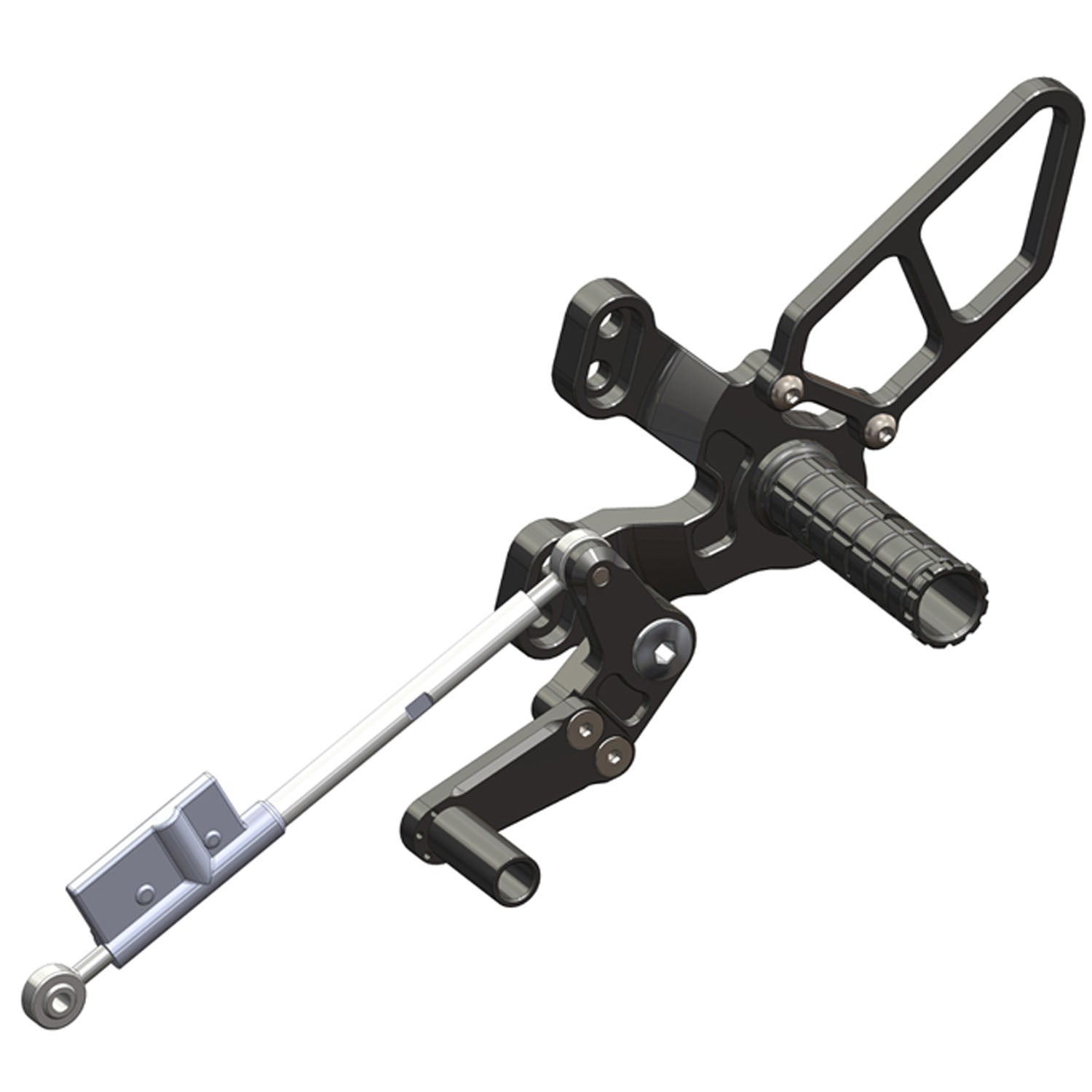 05-0641 Ducati 1198SP 2008-09 848 EVO 2011-13 Rearset GP w/Shift Pedal (Factory QS) - Woodcraft Technologies