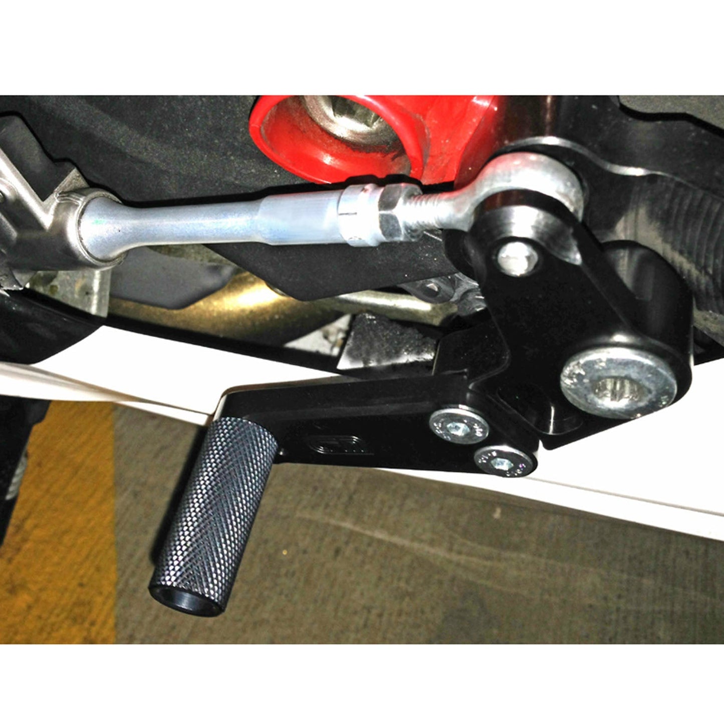 05-0641 Ducati 1198SP 2008-09 848 EVO 2011-13 Rearset GP w/Shift Pedal (Factory QS) - Woodcraft Technologies