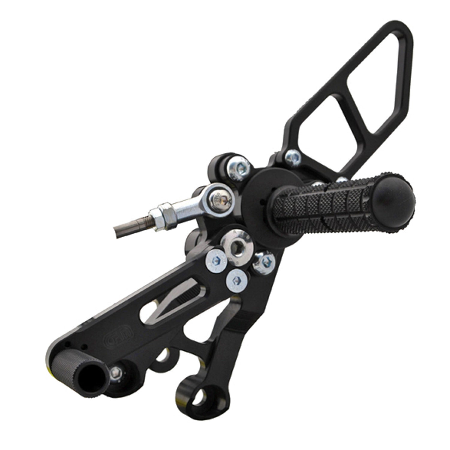 05-0652B Ducati Hypermotard 2013-15,  939 2016-18 Complete Rearset w/ Pedals - STD/GP Shift - Woodcraft Technologies