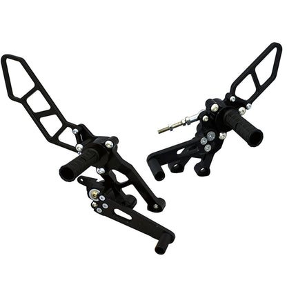 05-0654B Ducati Hypermotard 939 2016-18 Complete Rearset w/ Pedals - STD/GP Shift - Woodcraft Technologies