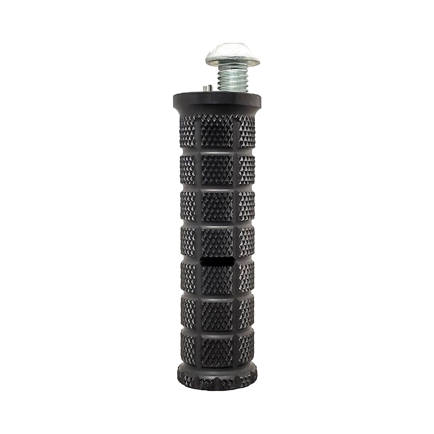 Black Eccentric Footpeg w/BH bolt(04-BH1030Z) - Woodcraft Technologies