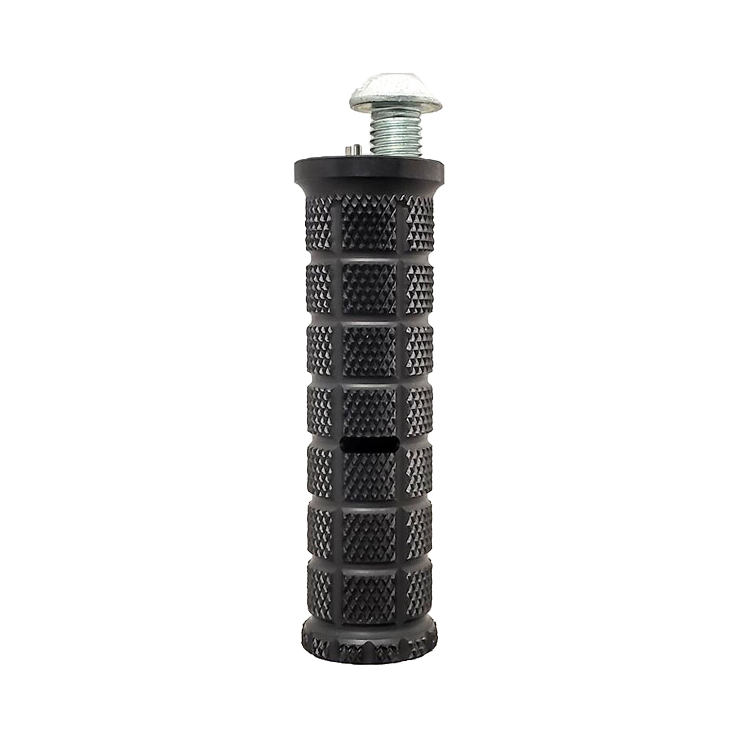 Black Eccentric Footpeg w/BH bolt(04-BH1030Z) - Woodcraft Technologies
