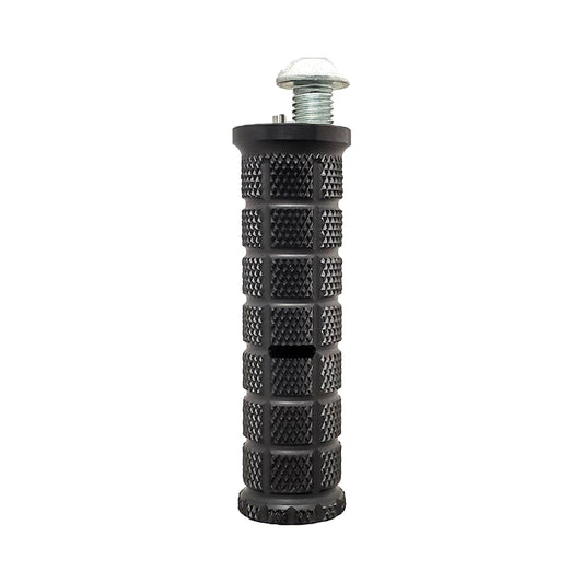 Black Eccentric Footpeg w/BH bolt(04-BH1030Z) - Woodcraft Technologies