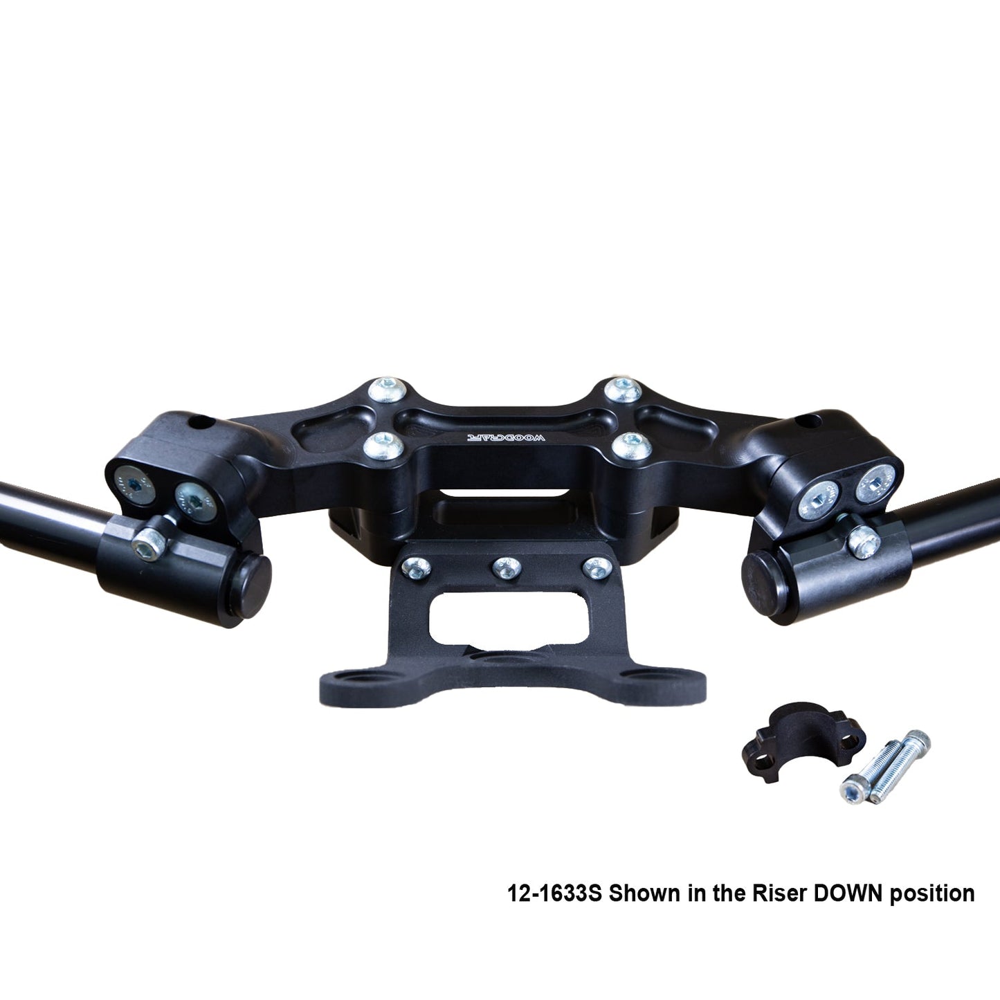 Ducati Monster 797/821 2018-21 Clipon Adapter Plate w/Gauge Mount 1.5 inch Standard Rise w/ BXL bars