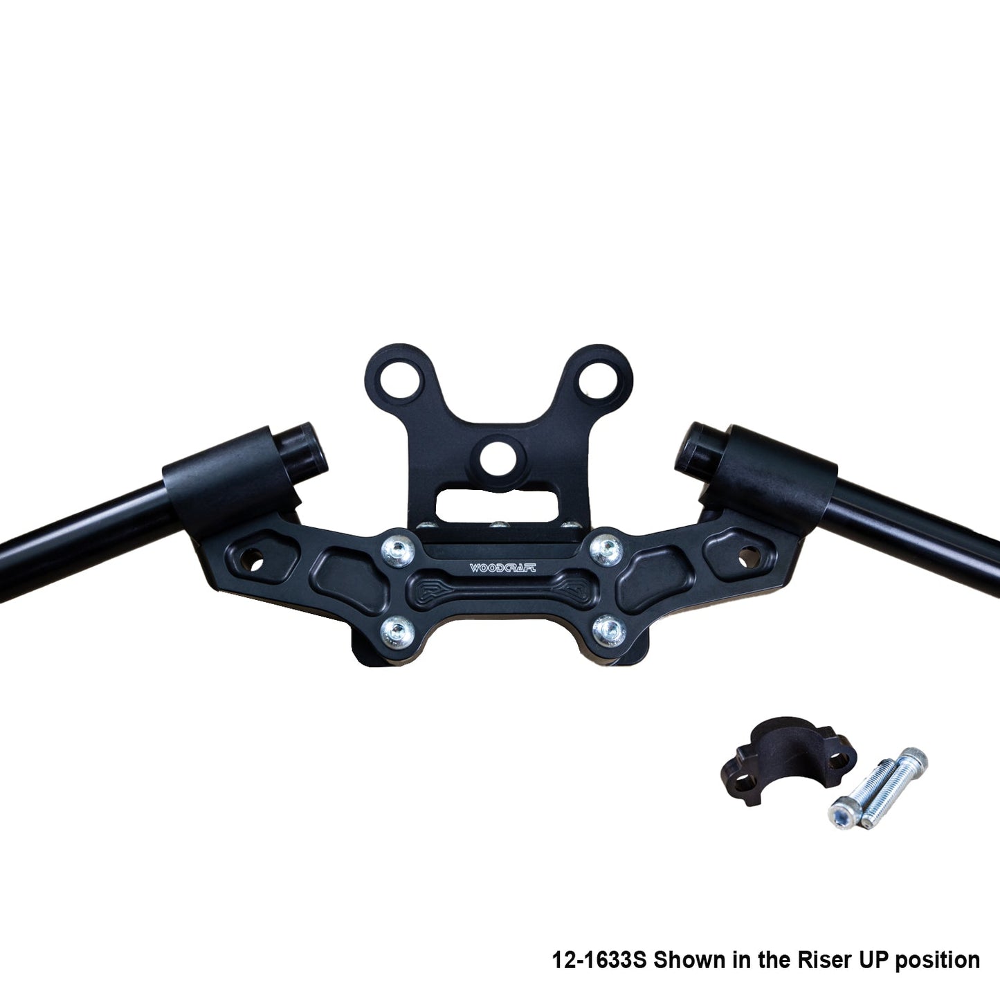 Ducati Monster 797/821 2018-21 Clipon Adapter Plate w/Gauge Mount 1.5 inch Standard Rise w/ BXL bars