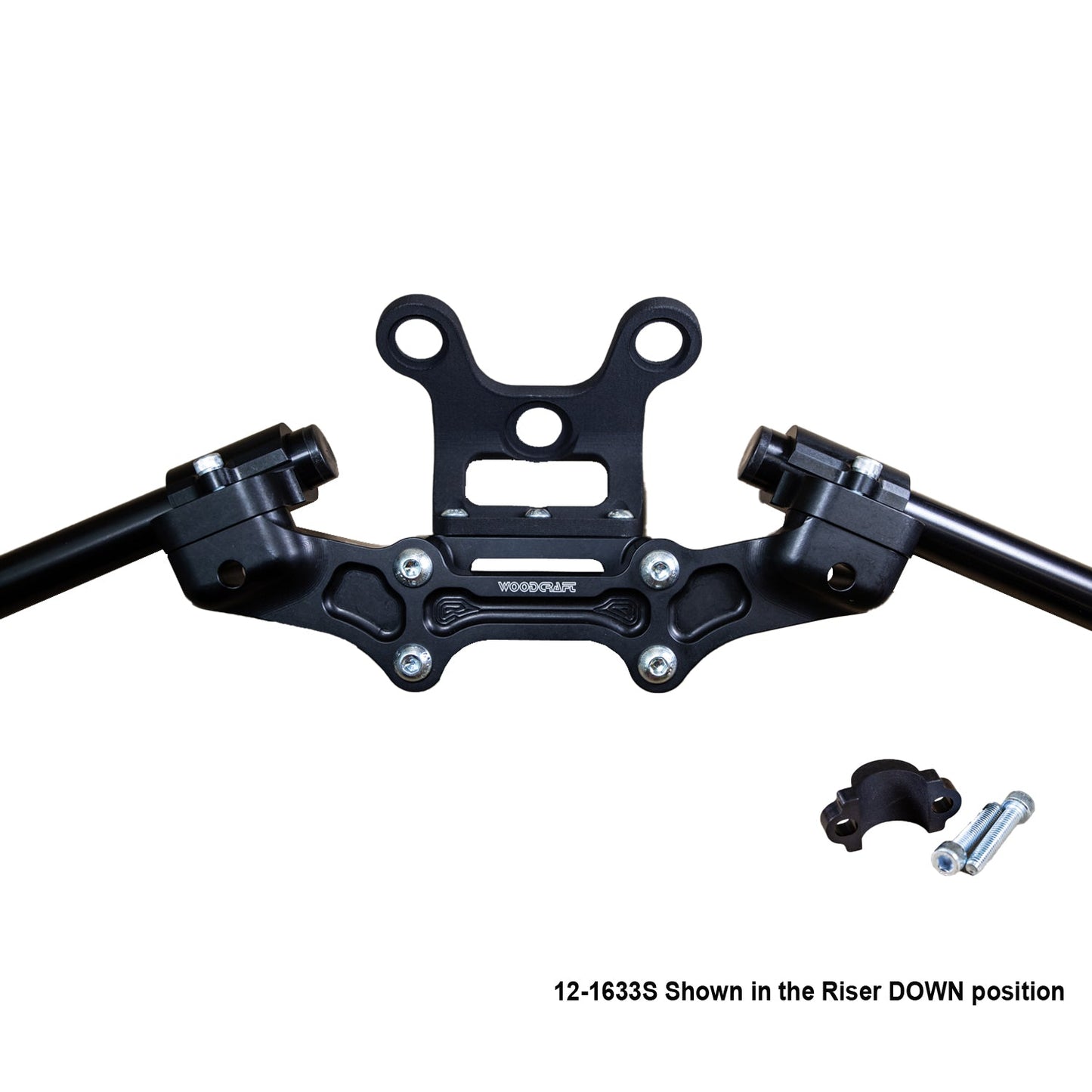 Ducati Monster 797/821 2018-21 Clipon Adapter Plate w/Gauge Mount 1.5 inch Standard Rise w/ BXL bars