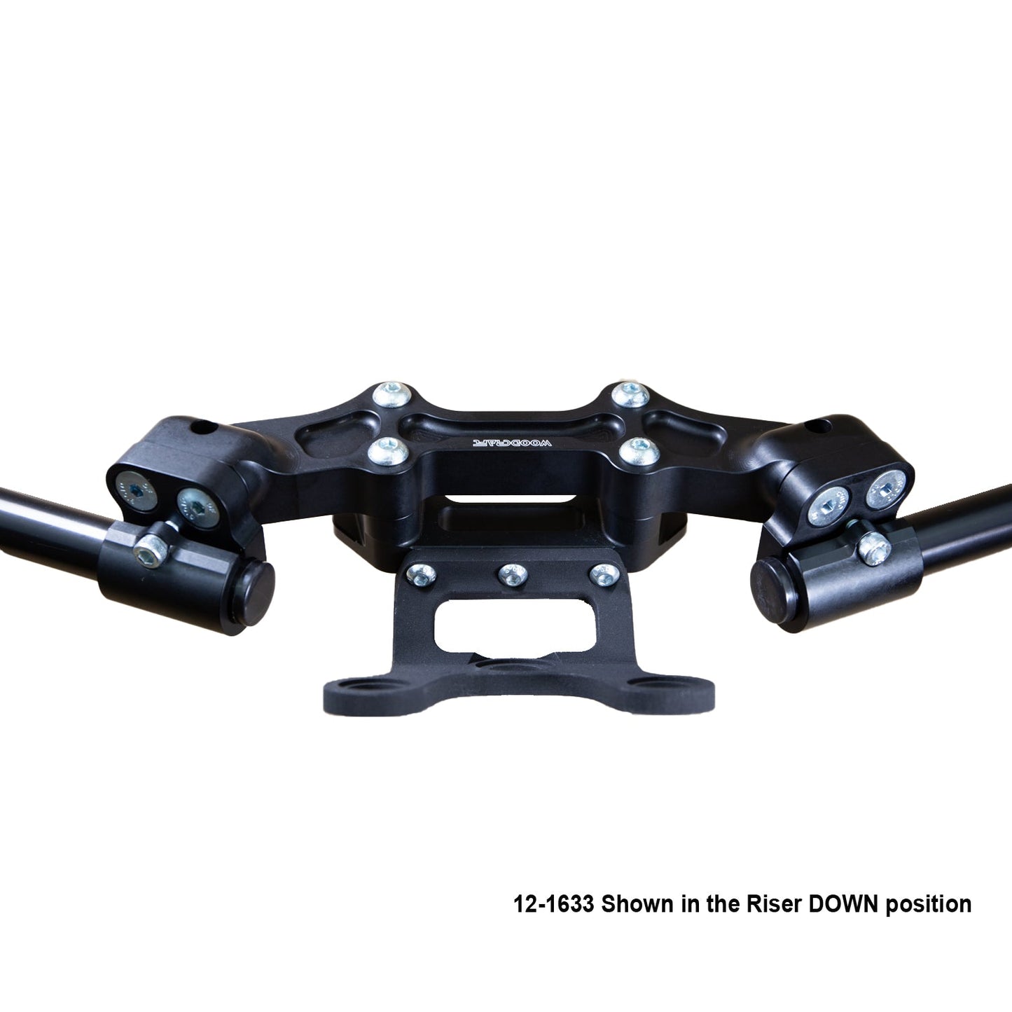 Ducati Monster 797/821 2018-21 Clipon Adapter Plate w/Gauge Mount 1.5 inch Standard Rise w/ BXL bars