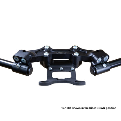 Ducati Monster 797/821 2018-21 Clipon Adapter Plate w/Gauge Mount 1.5 inch Standard Rise w/ BXL bars