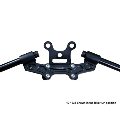 Ducati Monster 797/821 2018-21 Clipon Adapter Plate w/Gauge Mount 1.5 inch Standard Rise w/ BXL bars