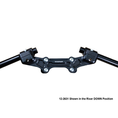 Clipon Adapter Plate w/ XL Black Bars Ducati Monster 821 2014-17