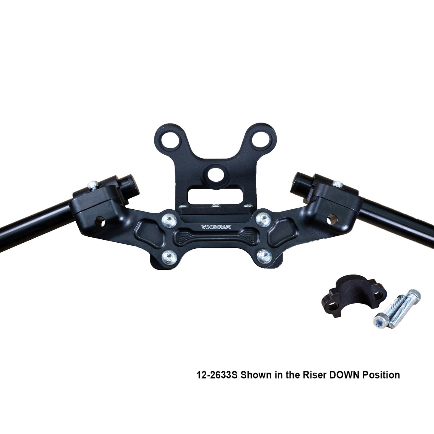 Ducati Monster 797/821 2018-21 Clipon Adapter Plate w/Gauge Mount 1.5 inch Standard Rise w/ BXL bars