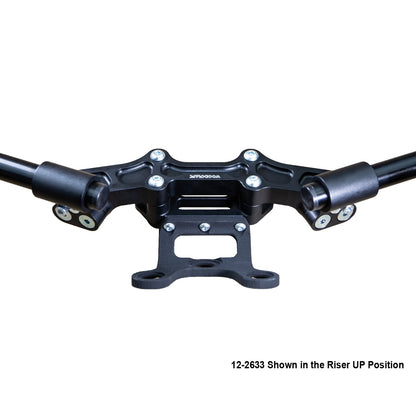 Ducati Monster 797/821 2018-21 Clipon Adapter Plate w/Gauge Mount 1.5 inch Standard Rise w/ BXL bars