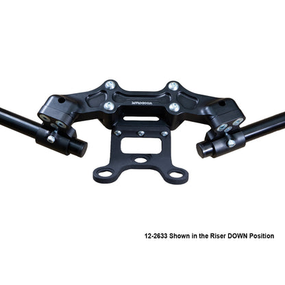 Ducati Monster 797/821 2018-21 Clipon Adapter Plate w/Gauge Mount 1.5 inch Standard Rise w/ BXL bars