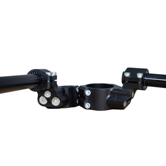 35mm Rise Side Mount Adjustable Angle Clipon Risers (with 7/8" bars) - Woodcraft Technologies