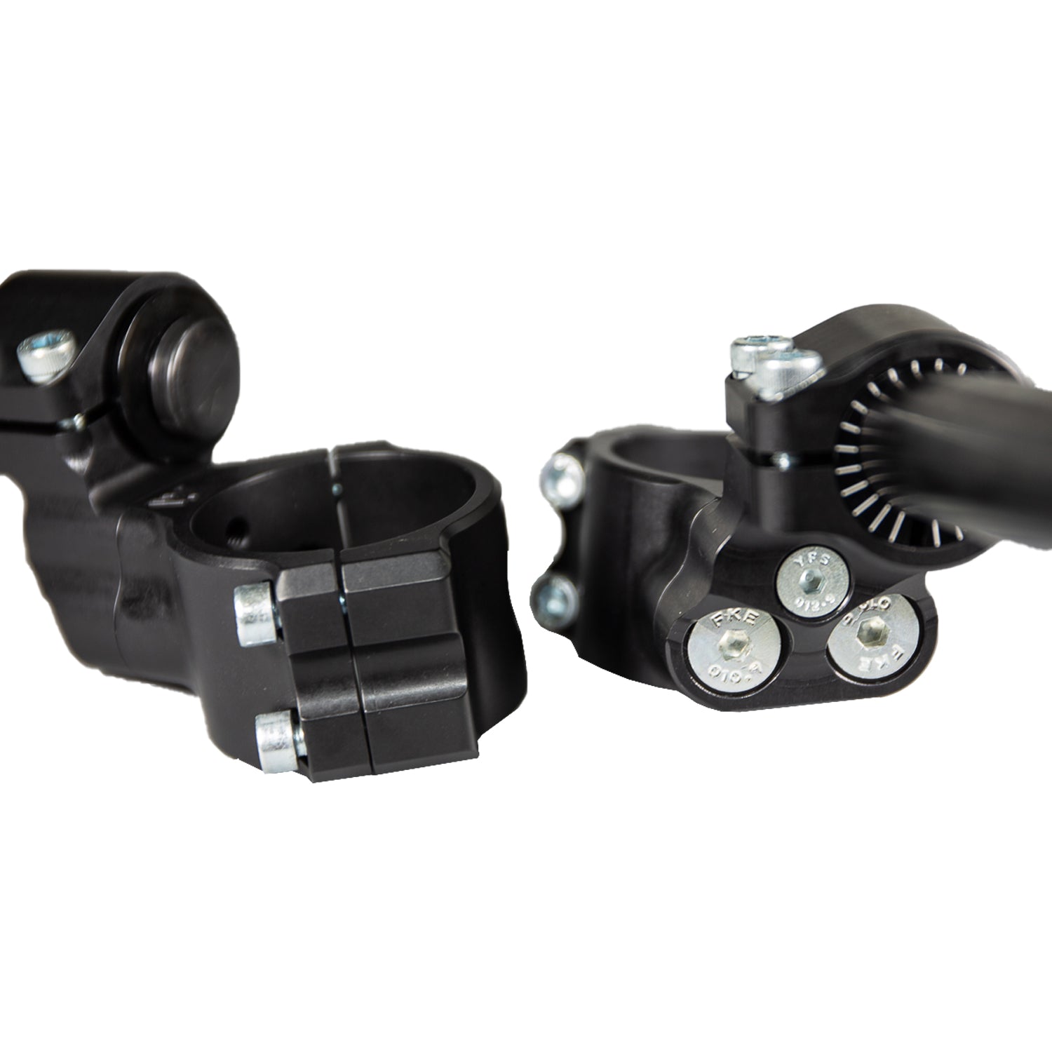 Woodcraft 35MM Rise Side Mount Adjustable Clip ons for 2009-20 Kawasaki ZX-6 - Woodcraft Technologies