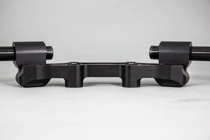 Adjustable Riser Clipon Adapter Plate w/ Std. Black Bars Kawasaki NINJA 650 2006-2016, ER6N 2009-2011 - Woodcraft Technologies