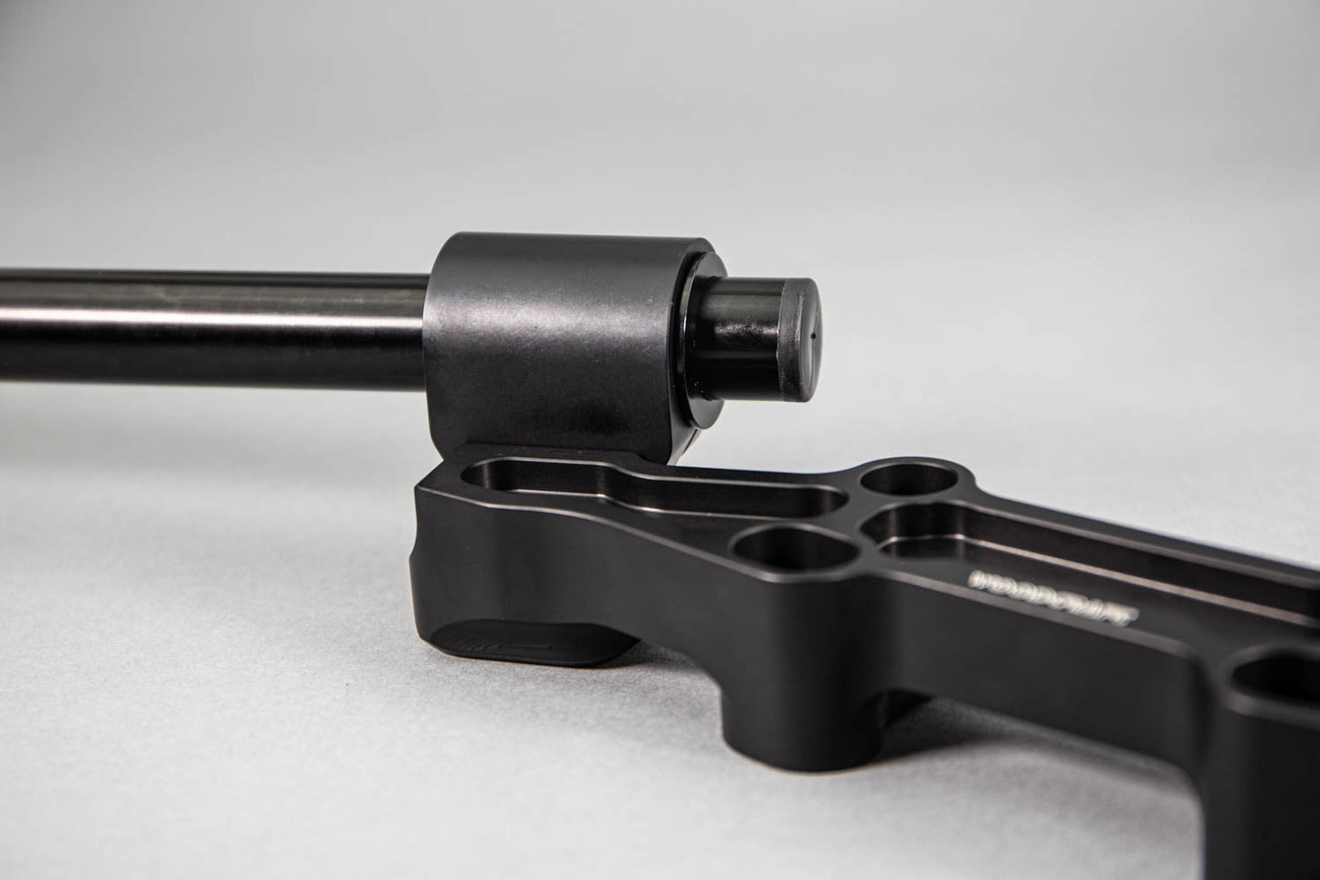 Adjustable Riser Clipon Adapter Plate w/ Std. Black Bars Kawasaki NINJA 650 2006-2016, ER6N 2009-2011 - Woodcraft Technologies