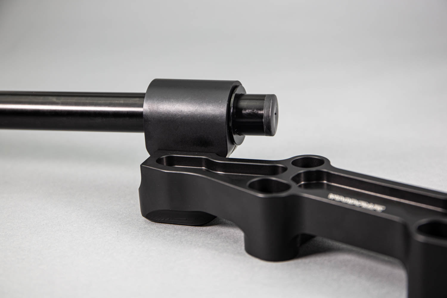 Adjustable Riser Clipon Adapter Plate w/ Std. Black Bars Kawasaki NINJA 650 2006-2016, ER6N 2009-2011 - Woodcraft Technologies