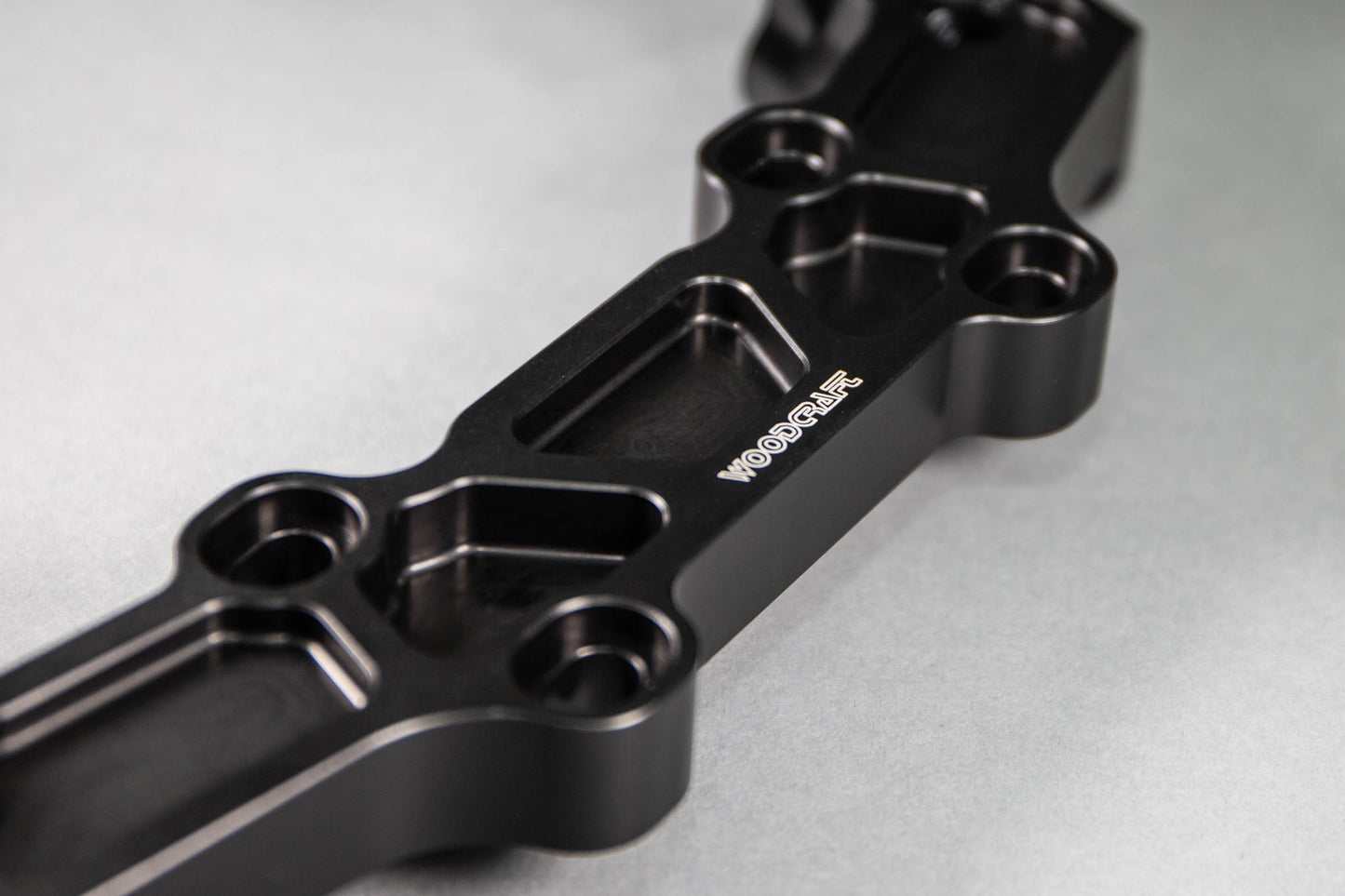 Yamaha FZ09 '14-17,XSR900 '16+ Front Mount 35mm Eccentric Adjustable Adapter Plate Assembly - Woodcraft Technologies