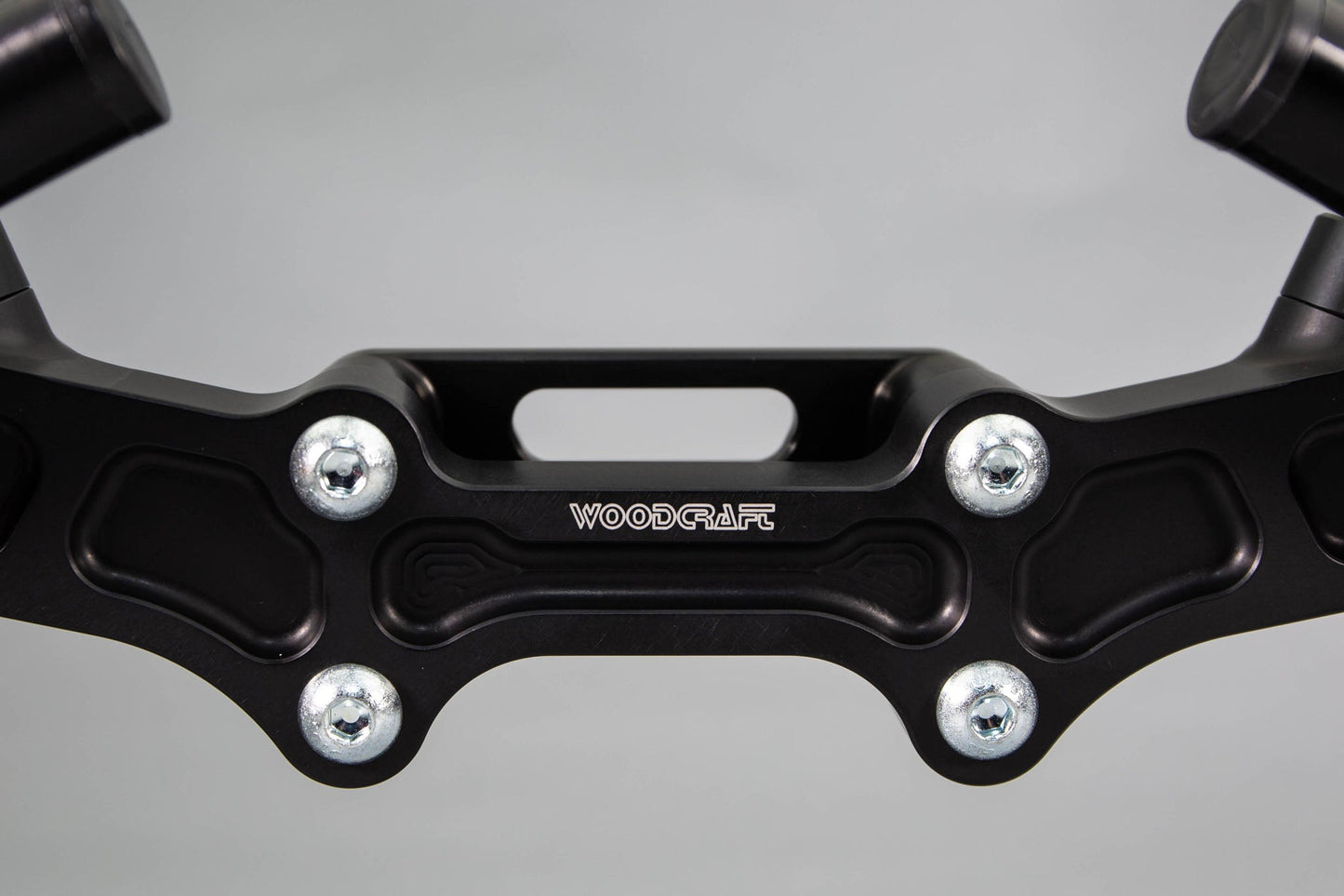 Ducati Monster 821 '14-17 Front Mount 35mm Eccentric Adjustable Adapter Plate Assembly - Woodcraft Technologies