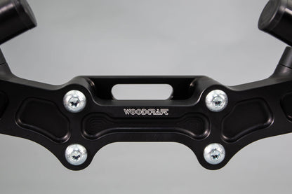 Ducati Monster 821 '14-17 Front Mount 35mm Eccentric Adjustable Adapter Plate Assembly - Woodcraft Technologies
