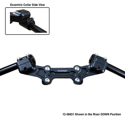 Ducati Monster 821 '14-17 Front Mount 35mm Eccentric Adjustable Adapter Plate