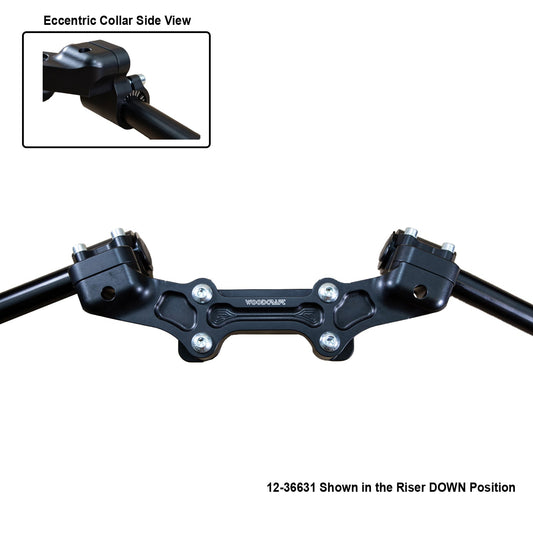 Ducati Monster 821 '14-17 Front Mount 35mm Eccentric Adjustable Adapter Plate