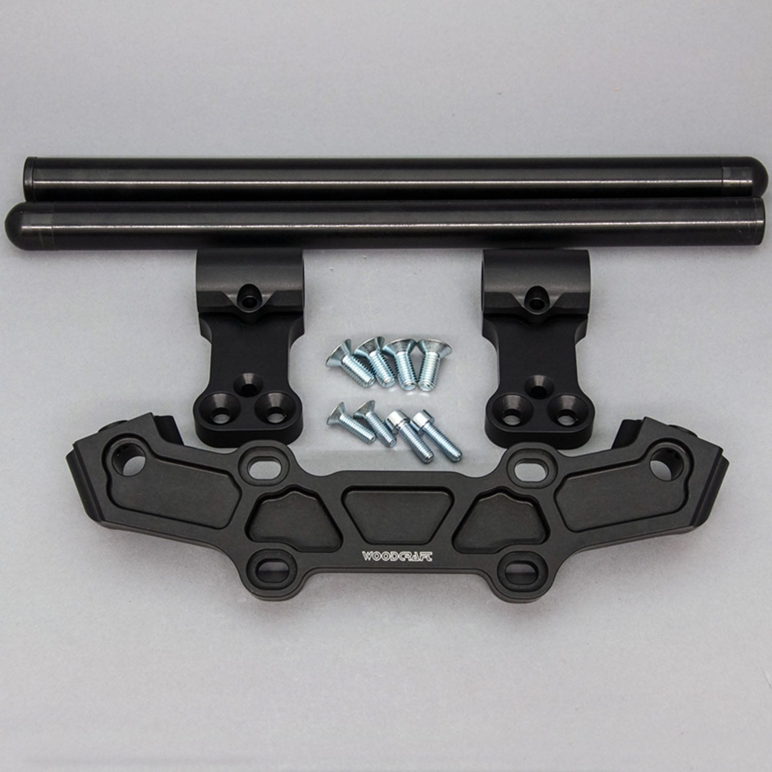 Clipon Adapter Plate w/ XL Black Bars Yamaha FZ-10 2017, MT-10 2018-20 - Woodcraft Technologies