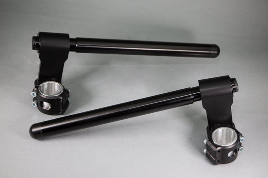 75mm Rise Front Mount Adjustable Angle Clipon Risers (with special 1" bars) - Woodcraft Technologies