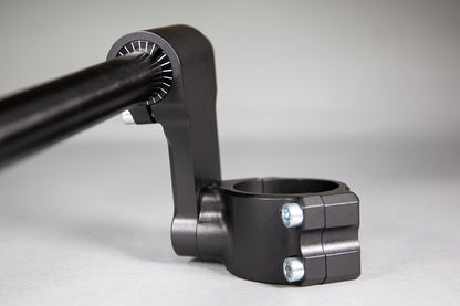 75mm Rise Front Mount Adjustable Angle Clipon Risers (with special 1" bars) - Woodcraft Technologies