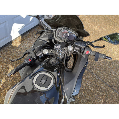 Woodcraft 75MM Rise Side Mount Adjustable Clip ons for Kawasaki Ninja 650, Z650 2017-20 - Woodcraft Technologies