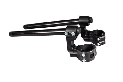 Aprilia Tuono V4 1100 2015-20 51mm Side Mount 75mm Rise Eccentric Adjustable Clip-on Riser - Woodcraft Technologies