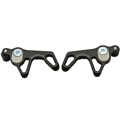 27-5385B Superbike Lifters w/8mm Slider Pucks - 2018-23 Kawasaki Ninja400, 2019-23 Z400, Ninja500
