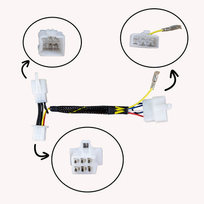 43-0110 Kawasaki Ninja 250 1988-2007 Keyswitch Elimination Harness