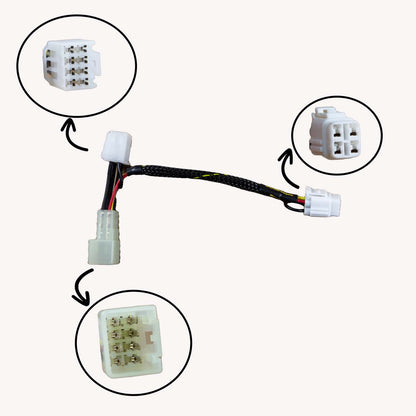 43-0200EU Suzuki GSXR 600/750, 2005-16 GSXR1000 Euro Model (with immobilizer) Keyswitch Elimination Harness