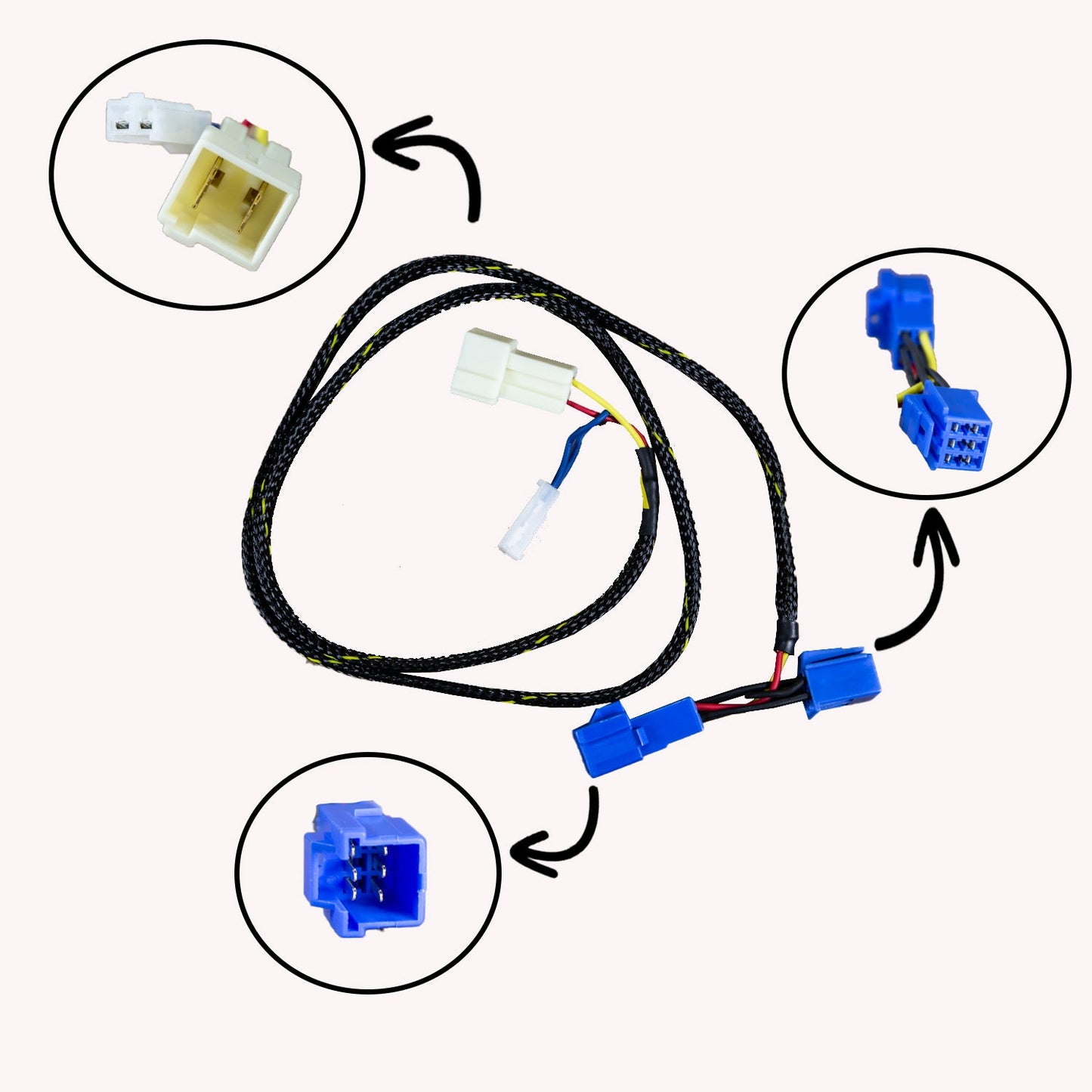 43-0402 2009-14 Yamaha R1 Keyswitch Elimination Harness