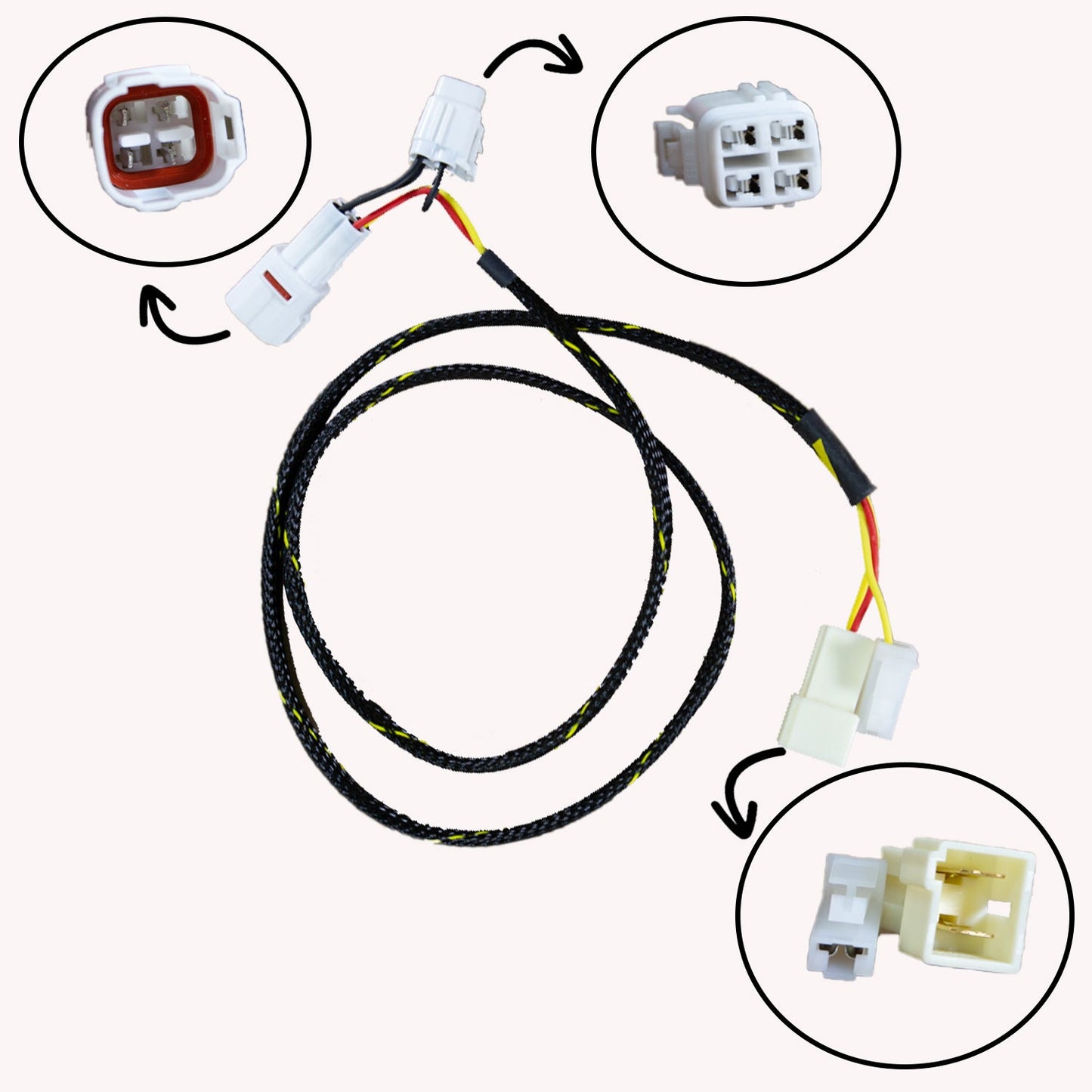 43-0405EU Yamaha R6 Euro Model (with immobilizer) Keyswitch Elimination Harness