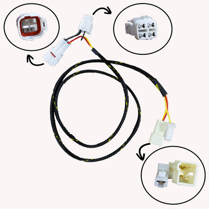 43-0405EU Yamaha R6 Euro Model (with immobilizer) Keyswitch Elimination Harness