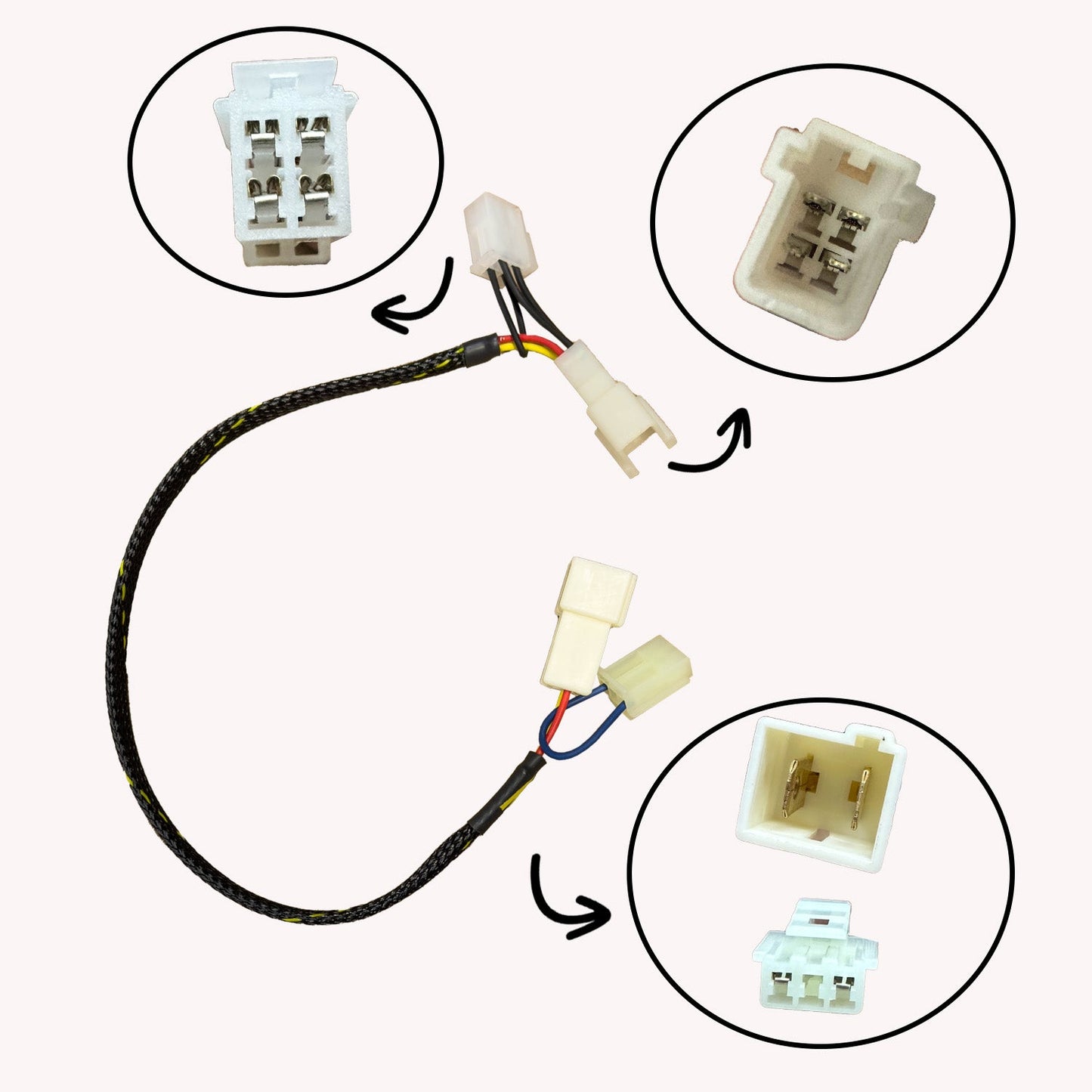 43-0418 Yamaha MT07 Keyswitch Elimination Harness