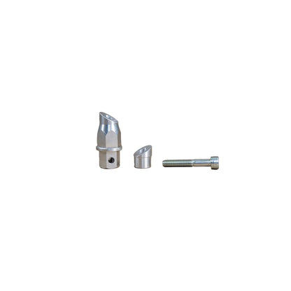 45-0147FA Front Axle Slider Base, Axle Side, Kawasaki ZX6 2007-08, 636 2013-20, ZX10R 2008-20, H2 2015-20 - Woodcraft Technologies