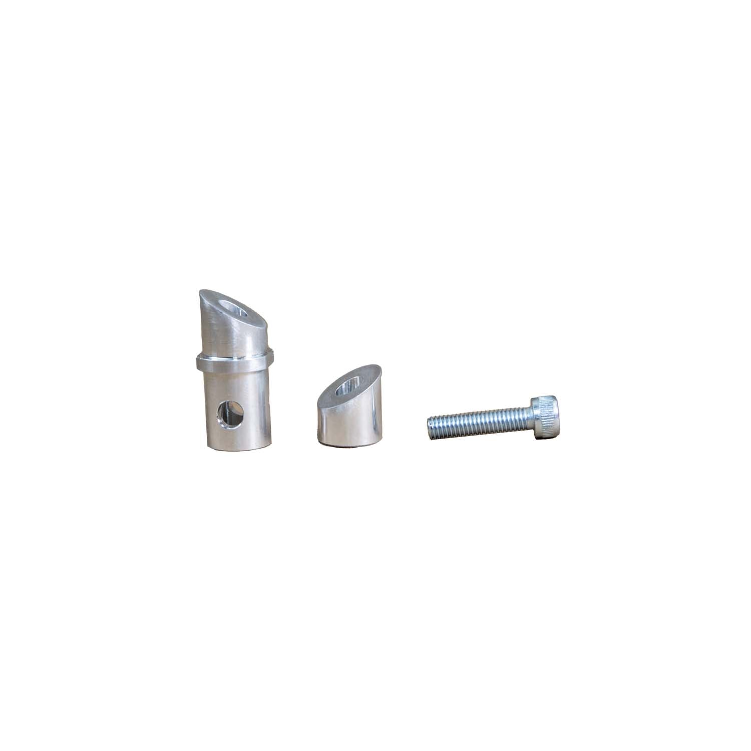 45-0170RN Rear Axle Slider Base - Nut Side, Kawasaki ZX6R 2013-20, ZX10R 2016-20 - Woodcraft Technologies
