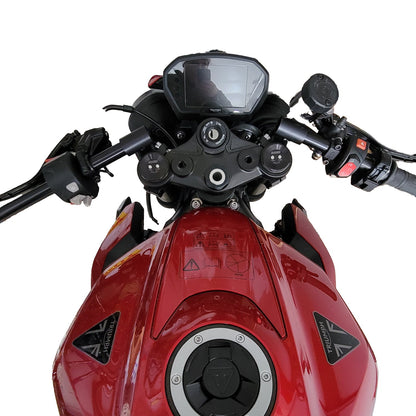 2024+ Triumph Street Triple RS, 2 1/2" K3 Riser Clipon w/ BXL handlebars