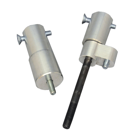 50-0129 Kawasaki 650 2009-11 Frame Slider Base Kit (pucks sold separately) - Woodcraft Technologies