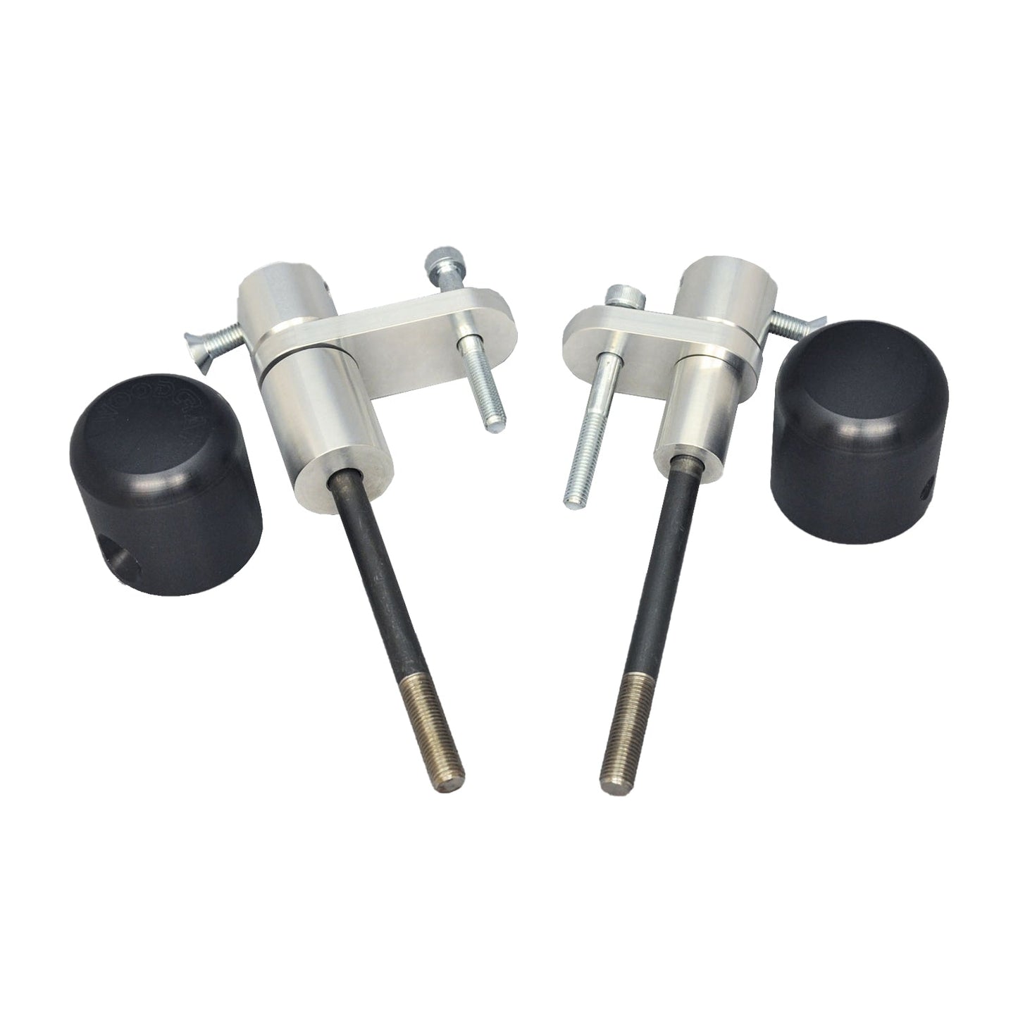 50-0133 Kawasaki 650R 2012-16 Race Only Frame Slider Kit with Standard Pucks - Woodcraft Technologies