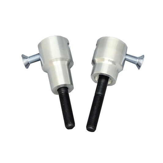 50-0150 Kawasaki ZX636R 2013-18 Frame Slider Base Kit (pucks sold separately) - Woodcraft Technologies