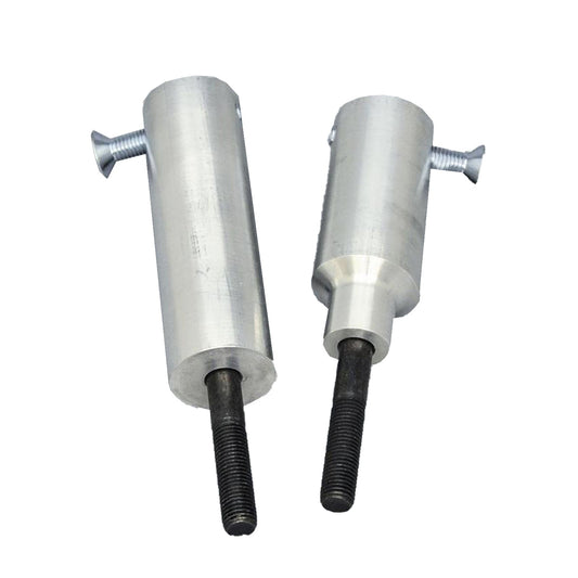 50-0500 Triumph 675 2006-12, Street Triple Frame Slider Base Kit (pucks sold separately) - Woodcraft Technologies